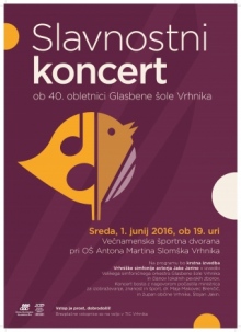 Slavnostni koncert ob 40. obletnici GŠ Vrhnika